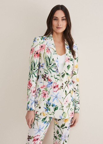 Phase Eight Ulrica Floral Jackets Multicolor Australia | QE7421659